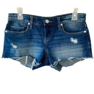Blank NYC Little Queenie Cut Off
Distressed Denim Jean Shorts 24